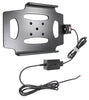 Charging Holder with Tilt-Swivel and Straight Power Cord for Fixed Installation