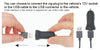 Spring Lock Charging Holder with USB Cigarette Lighter Plug