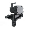3 Way Heavy Duty Swivel Mount with AMPS Hole Pattern - With integrated Pedestal attachment.